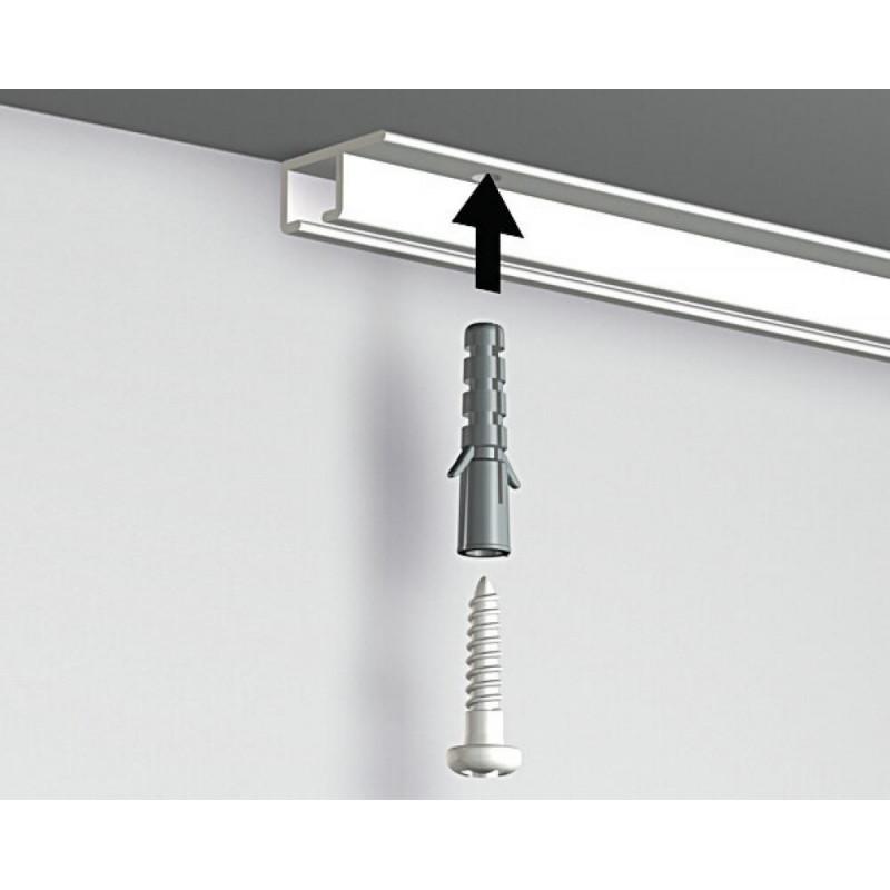 Závesná lišta Top Rail biela 200 cm