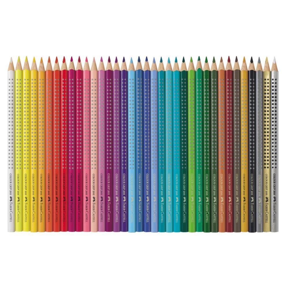 Pastelky akvarelové Colour Grip set 36 farebné v plechu