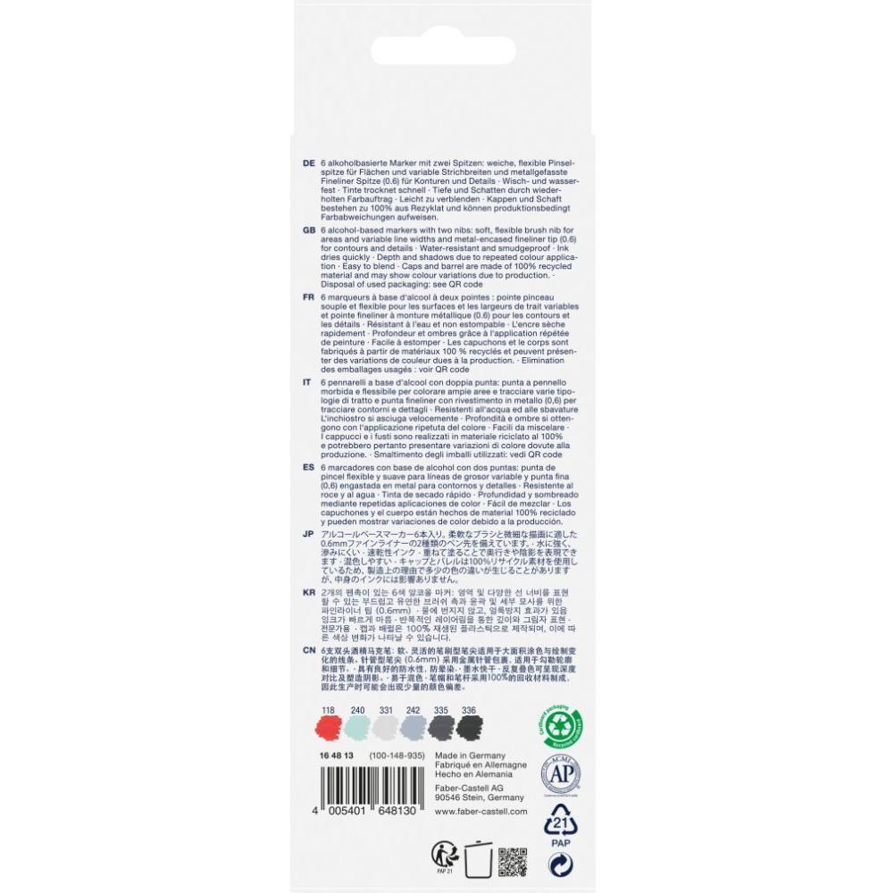 Popisovače Gofa Sketch Dual set 6 Car design