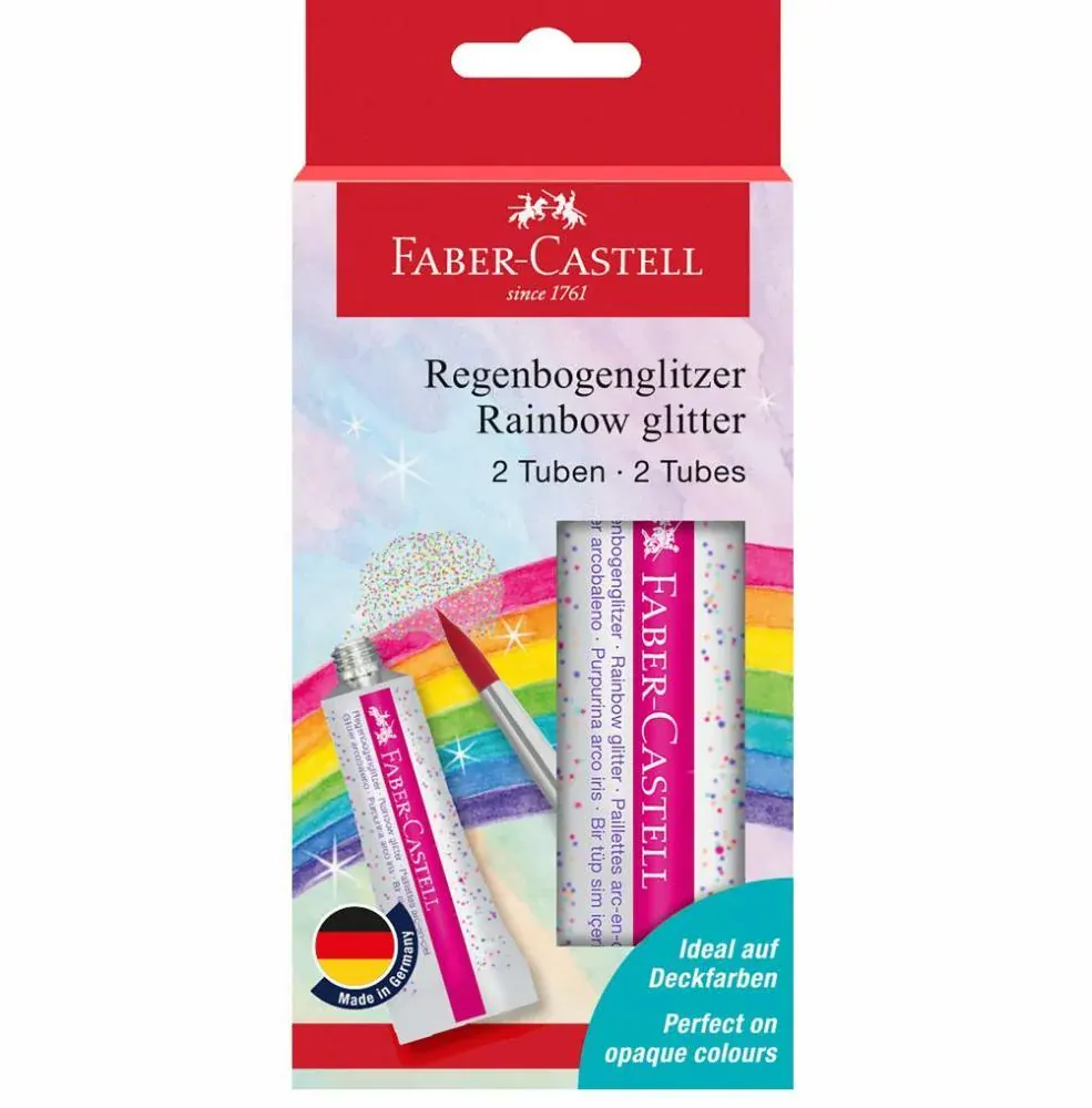 Dúhové trblietky Rainbow v tube, 2 x12 ml