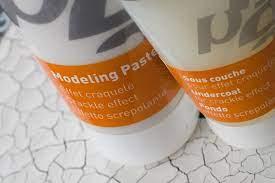 Modelovacia pasta Pebeo Studio na tvorbu popraskaného efektu - set, 100ml + 250ml