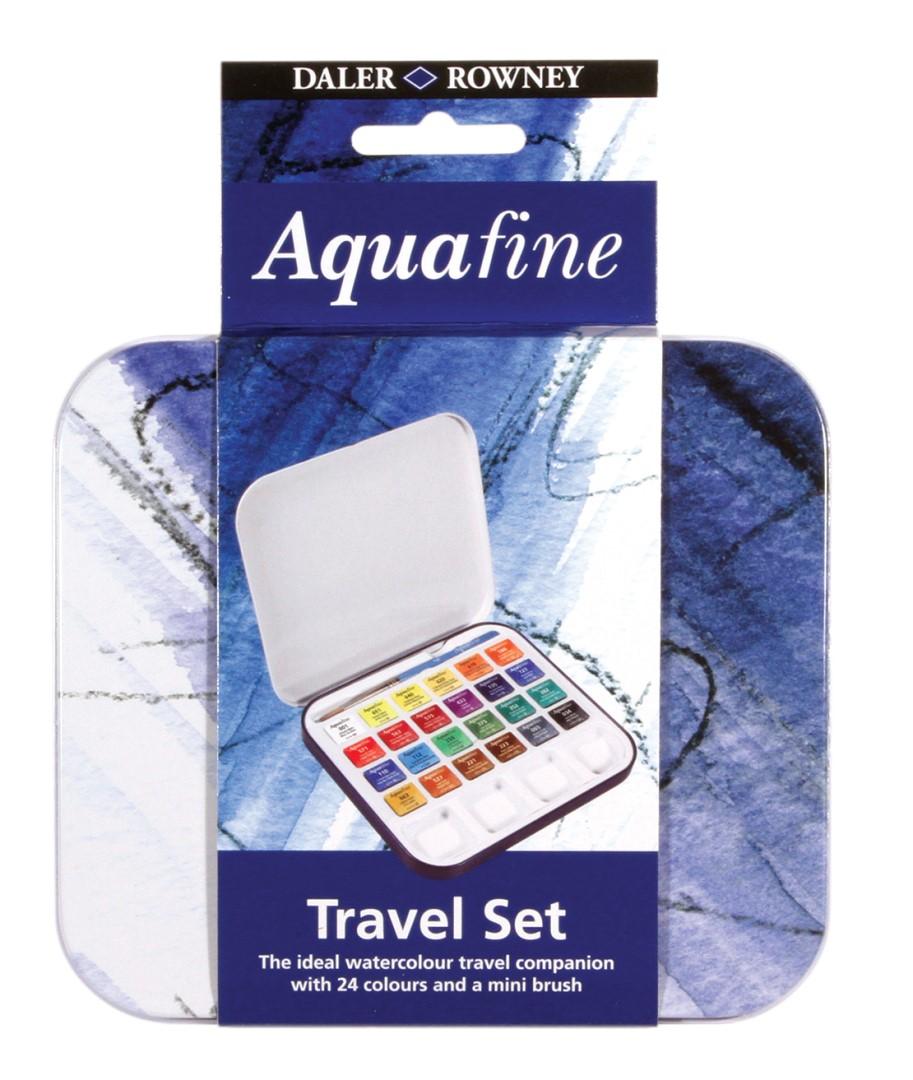 Sada 24 akvarelových farieb D&R Aquafine