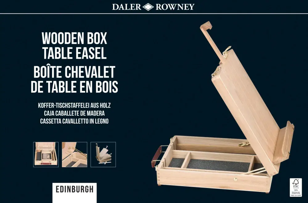 D&R Edinburgh stolový stojan kufrík