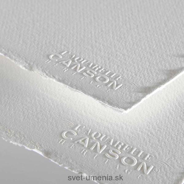 Skicár  26x36cm CANSON Heritage, zrnitý povrch, 300g/m2, 20 listov