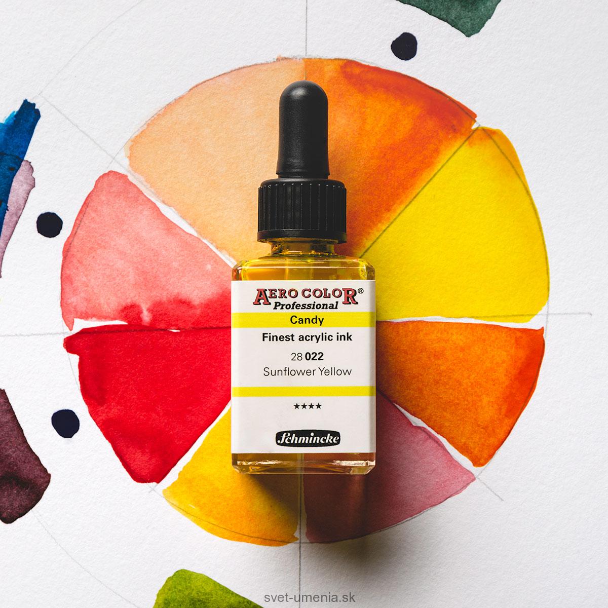 Tekutá akrylová farba AERO COLOR® Professional (rôzne odtiene), 28ml 