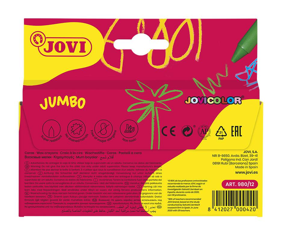 Okrúhle voskovky JOVI, 12ks
