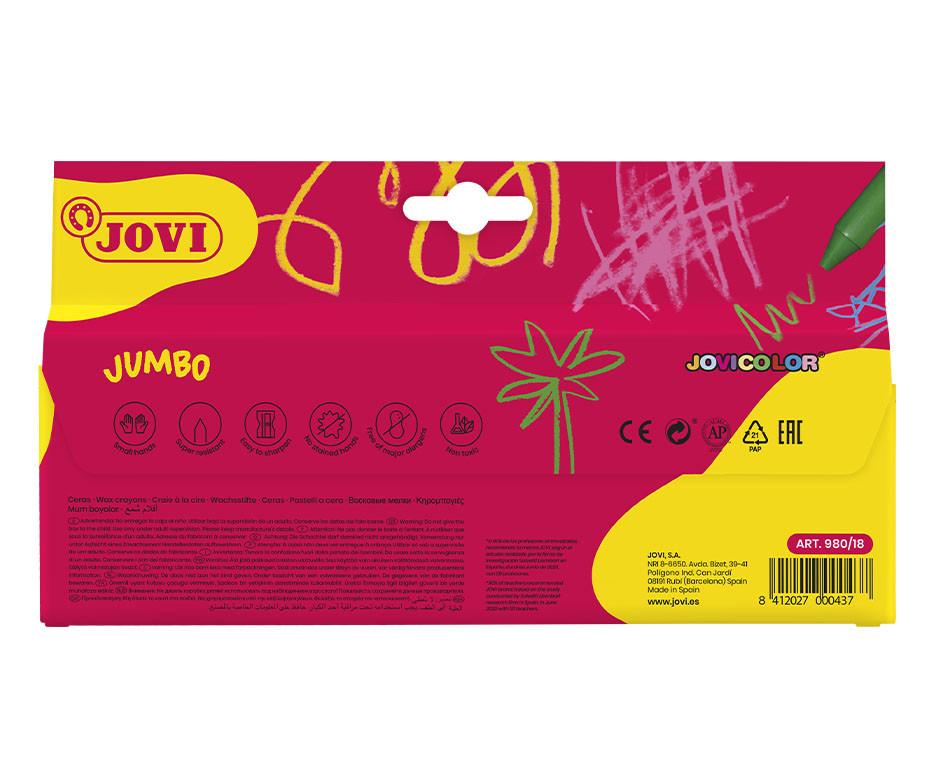 Okrúhle voskovky JOVI, 18ks