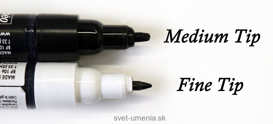 Pebeo Porcelain 150 Markers (0,7 mm) s ostrým hrotom