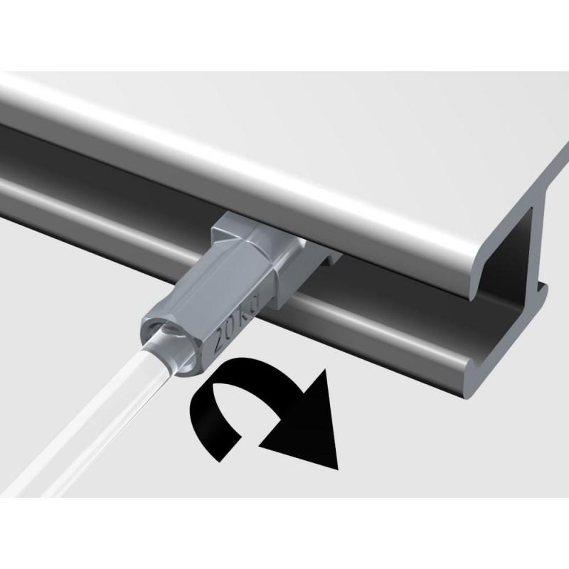 Twister 1mm perlon-lanko 150 cm/5kg