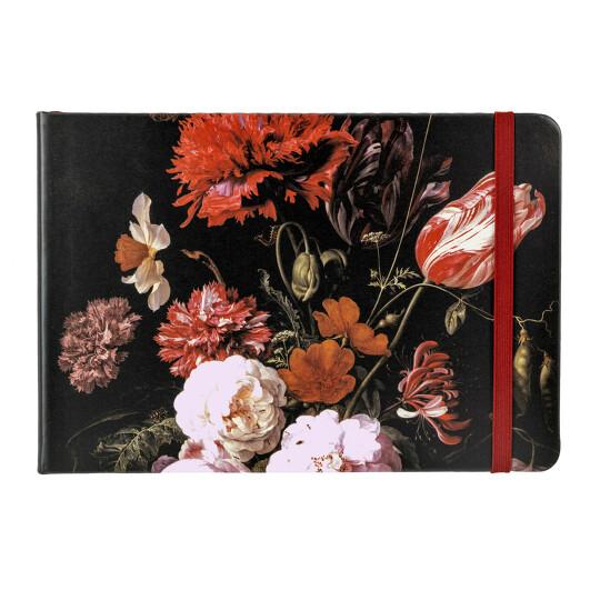 Skicár 15 x 21cm Art Creation v Flowers pevnej väzbe, 140g/m2, 80 listov 