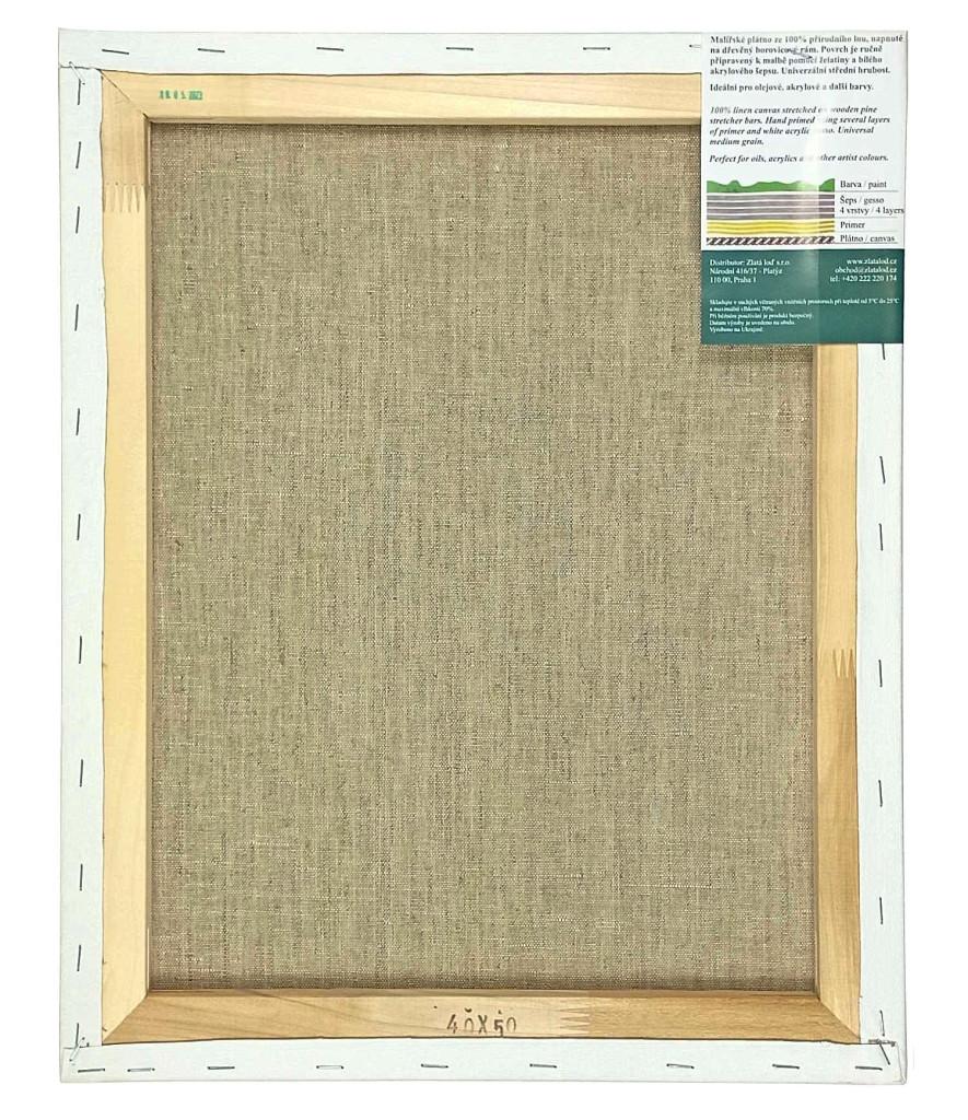 Maliarske ľanové plátno Zlatá ľoď (rôzne veľkosti)