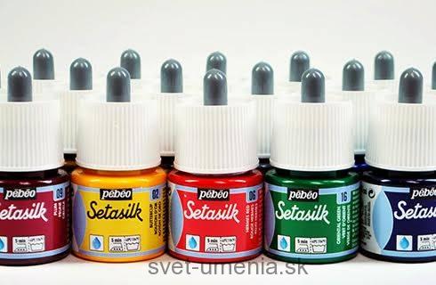Farby na hodváb Pébéo Setasilk 45 ml