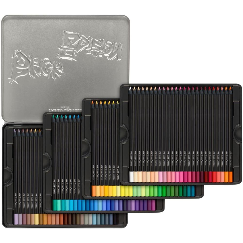 Pastelky Black Edition set 100 farebné plech