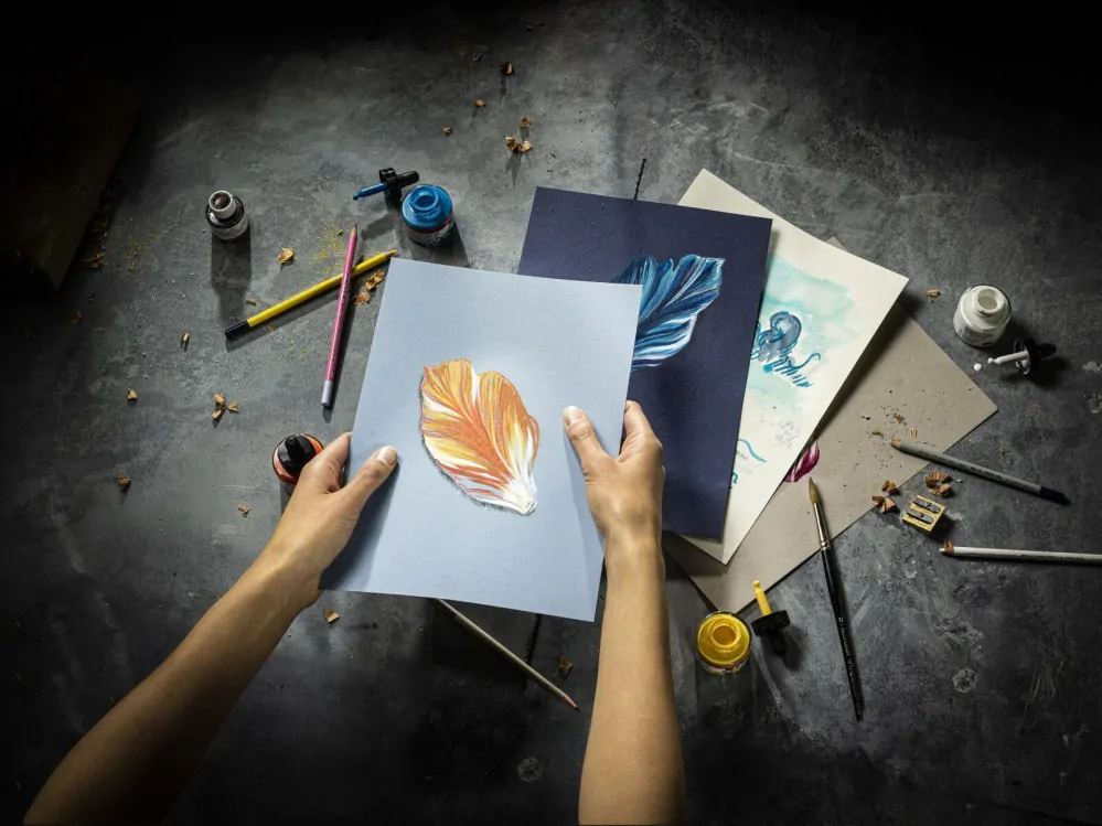 Skicár A4 Toned colours Royal Talens, 180g, 50 listov - studené odtiene