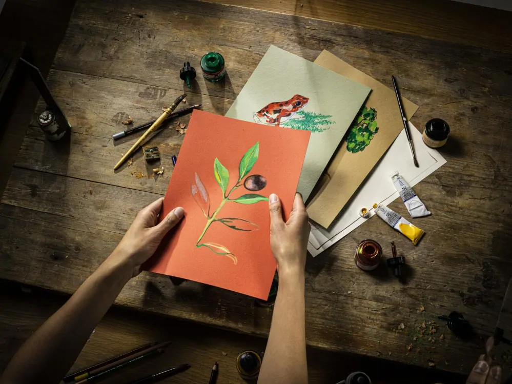 Skicár A4 Toned colours Royal Talens, 180g, 50 listov - teplé odtiene