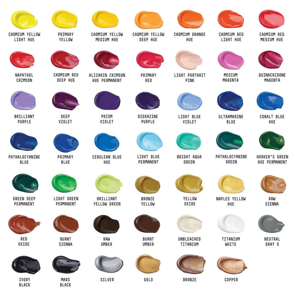 Sada 48 x 22 ml akrylových farieb Liquitex