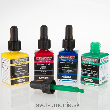 Tekutá akrylová farba AERO COLOR® Professional (rôzne odtiene), 28ml 