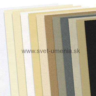 Skicár 30 x 40cm na pastel Ingres Hahnemuhle - 9 farieb, lepená väzba, 100g/m2, 20 listov