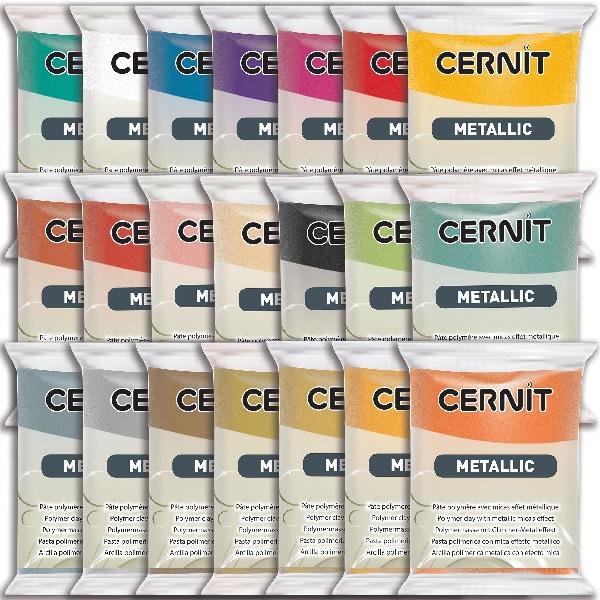 Polymérová hmota CERNIT METALLIC, 56g - rôzne odtiene