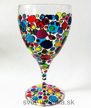 Pébéo Vitrea 160 na sklo - Lesklé - Amaranthine