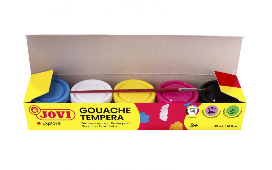 Sada 5x35ml temperových farieb JOVI pre deti