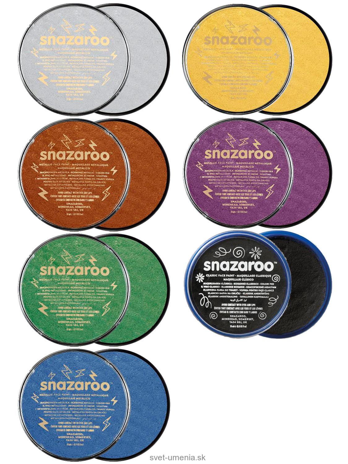 Farby Snazaroo Face & Body, 18 ml