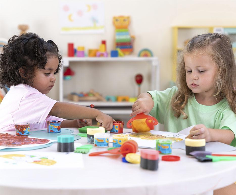 Prstové farby 5x35ml JOVI - pastelové farby