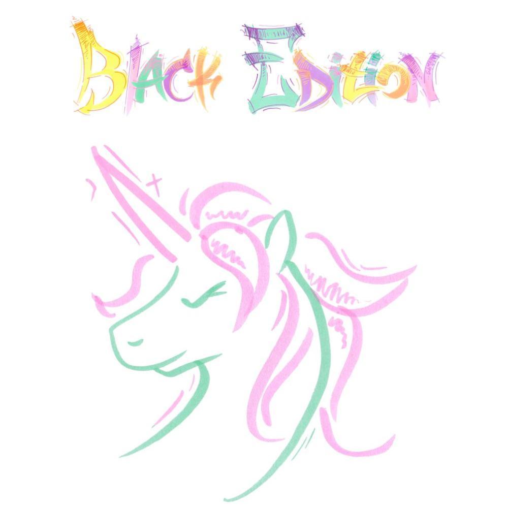 Popisovače Black Edition set 6 farebné pastelové