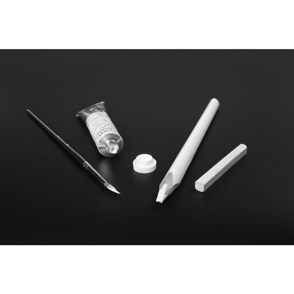 Skicár A2 Carb'ON mix media CLAIREFONTAINE - čierne listy, lepená väzba, 120g/m2, 20 listov