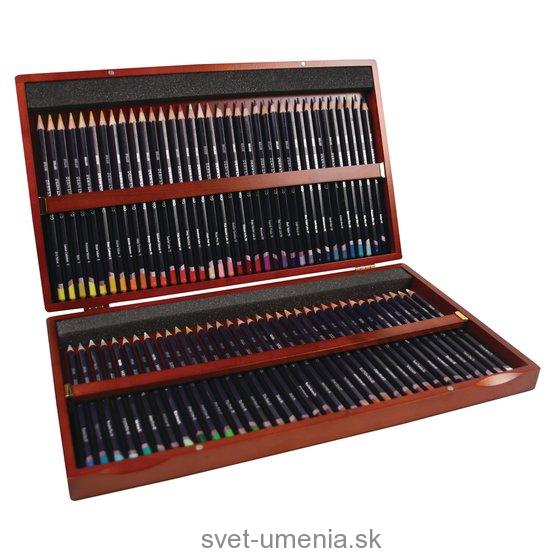 Sada 72 STUDIO farebných ceruziek DERWENT v drevenom kufríku