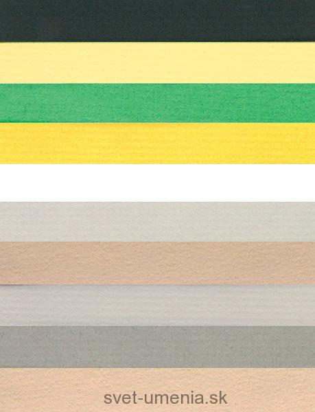 Skicár 30 x 40cm na pastel Hahnemuhle Velour - mix farieb, 260g/m2, 10 listov