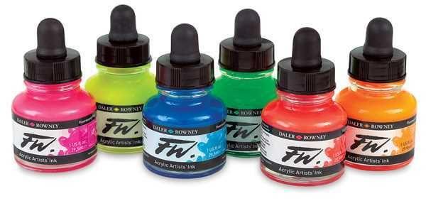 D&R FW Artist ' Acrylic atrament 29,5ml (rôzne odtiene)