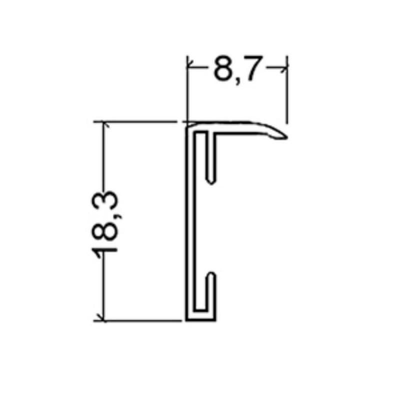Rám hliníkový CALU (rôzne rozmery)