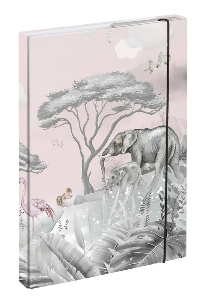 Školská sada aktovka, peračník, vrecko, dosky, peňaženka Ergo Safari