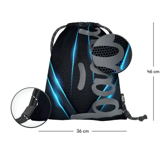 Školská sada batoh, peračník, vrecko - Skate Bluelight