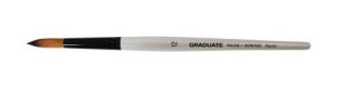 Štetec Graduate Daler-Rowney na detail, krátka rukoväť, syntetický, č.10/0
