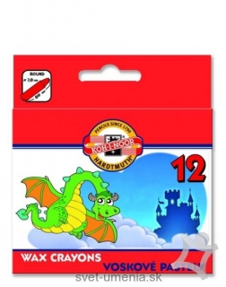 Sada 12 trojhranných voskoviek KOH-I-NOOR