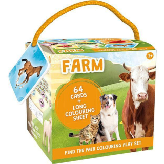 Pexeso, 64 kartičiek - Farma
