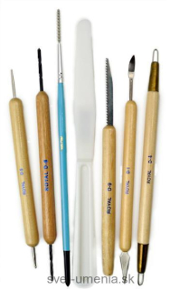 Kovová modelovacia sada náradia R&L, 7ks