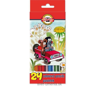 Sada 24 pasteliek KRTKO KOH-I-NOOR