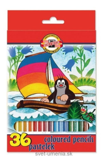 Sada 36 pasteliek KRTKO KOH-I-NOOR