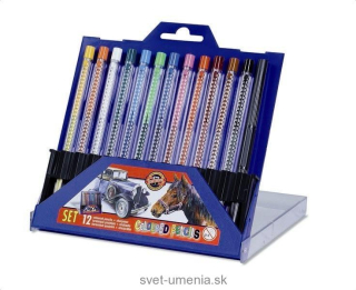 Sada 12 pasteliek SCALA KOH-I-NOOR