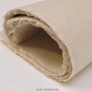 Nepálsky papier 54x80cm Khadi WHASI, 30g/m2, 1ks