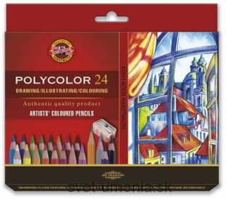 Sada 24 pasteliek POLYCOLOR KOH-I-NOOR