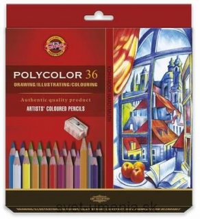 Sada 36 pasteliek POLYCOLOR KOH-I-NOOR