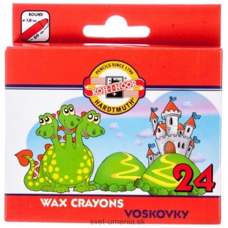 Sada 24 školských voskoviek KOH-I-NOOR