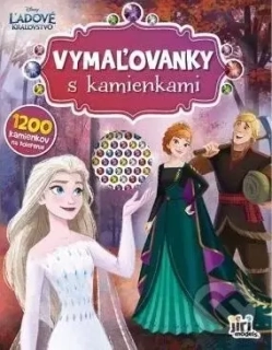 Vymaľovanky s kamienkami - Ľadové kráľovstvo