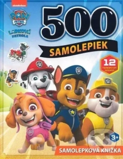 Samolepková knižka 500 samolepiek - Labková patrola
