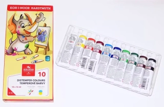 Sada 10 x 16ml temperových farieb KOH-I-NOOR
