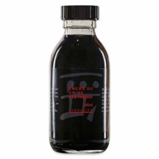 Indický atramen Sennelier, 125ml - čierny